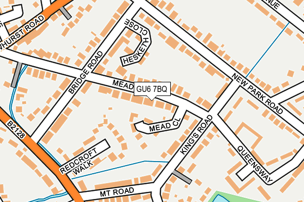 GU6 7BQ map - OS OpenMap – Local (Ordnance Survey)