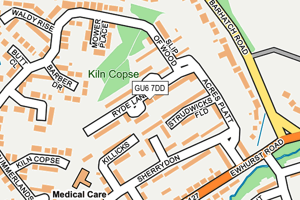 Map of H. FREEMANTLE LIMITED at local scale