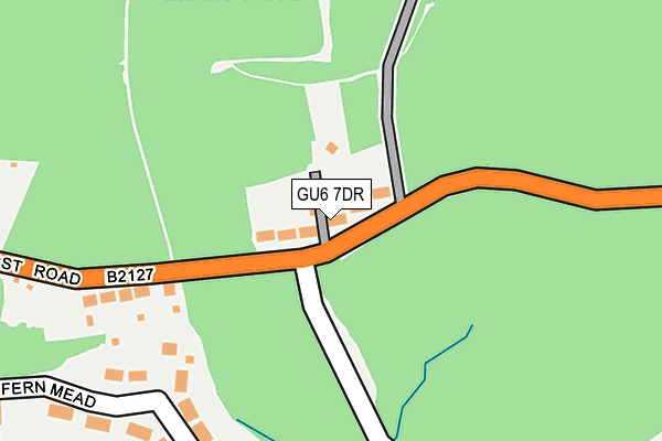 GU6 7DR map - OS OpenMap – Local (Ordnance Survey)