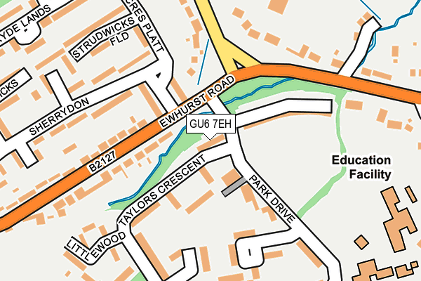 GU6 7EH map - OS OpenMap – Local (Ordnance Survey)