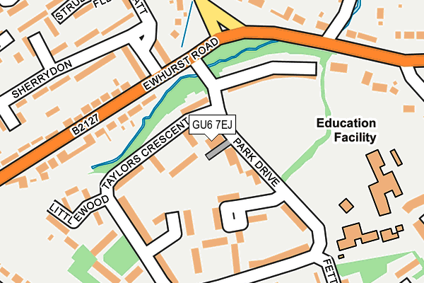 GU6 7EJ map - OS OpenMap – Local (Ordnance Survey)