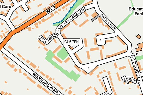 GU6 7EN map - OS OpenMap – Local (Ordnance Survey)