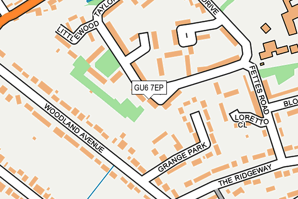 GU6 7EP map - OS OpenMap – Local (Ordnance Survey)