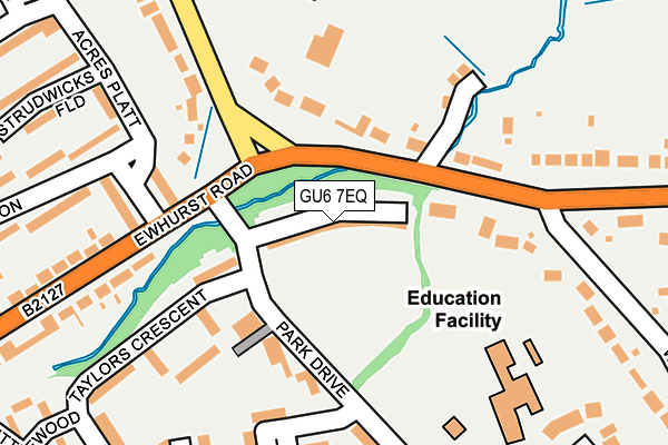 GU6 7EQ map - OS OpenMap – Local (Ordnance Survey)