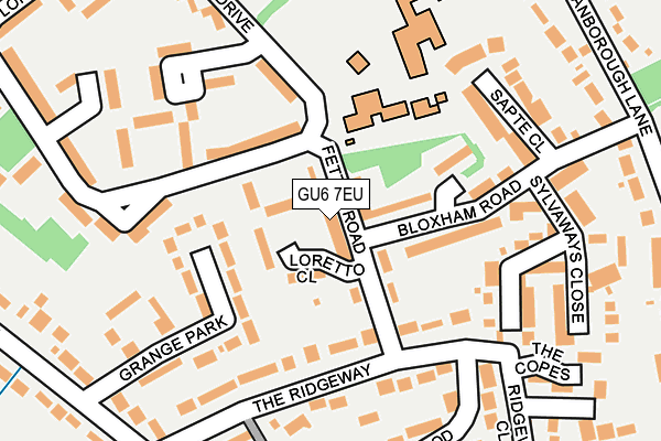 GU6 7EU map - OS OpenMap – Local (Ordnance Survey)