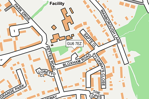 GU6 7EZ map - OS OpenMap – Local (Ordnance Survey)