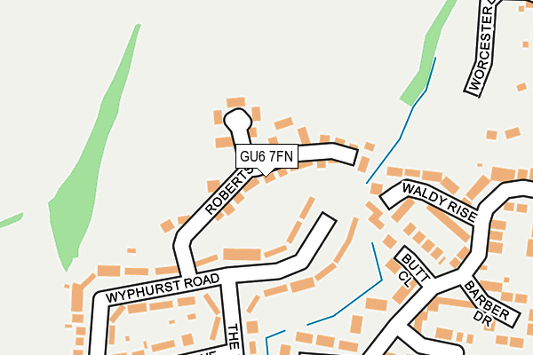 GU6 7FN map - OS OpenMap – Local (Ordnance Survey)