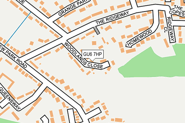 GU6 7HP map - OS OpenMap – Local (Ordnance Survey)