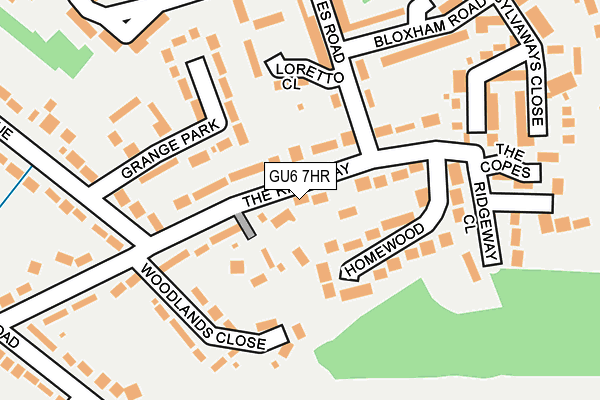 Map of LANDMARK DEVELOPMENTS (SURREY) LIMITED at local scale