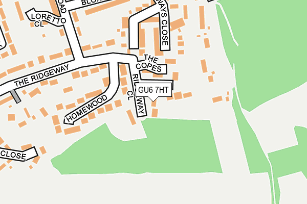 GU6 7HT map - OS OpenMap – Local (Ordnance Survey)