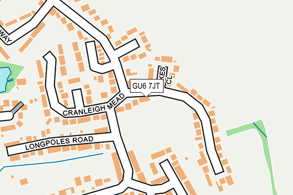 GU6 7JT map - OS OpenMap – Local (Ordnance Survey)