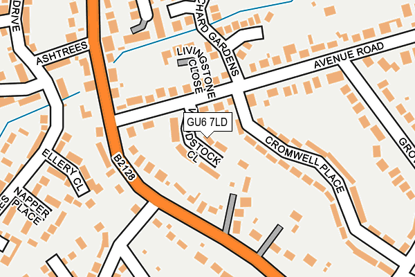 GU6 7LD map - OS OpenMap – Local (Ordnance Survey)