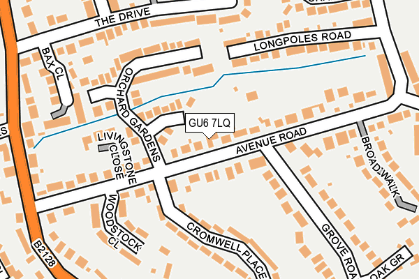 GU6 7LQ map - OS OpenMap – Local (Ordnance Survey)