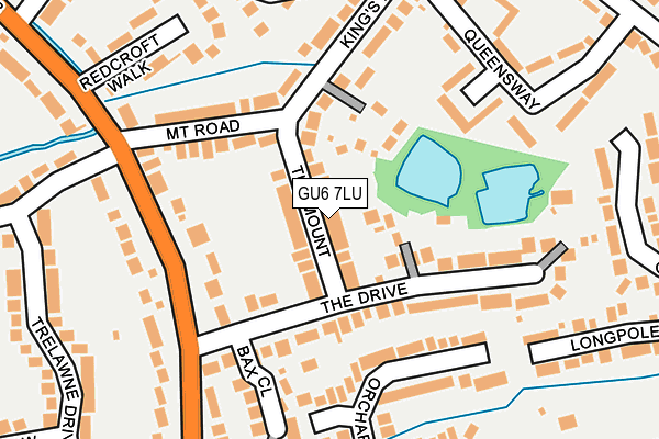 GU6 7LU map - OS OpenMap – Local (Ordnance Survey)