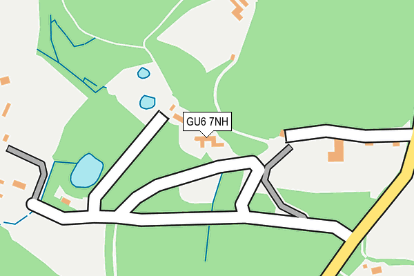 GU6 7NH map - OS OpenMap – Local (Ordnance Survey)