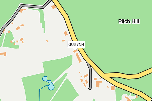 GU6 7NN map - OS OpenMap – Local (Ordnance Survey)