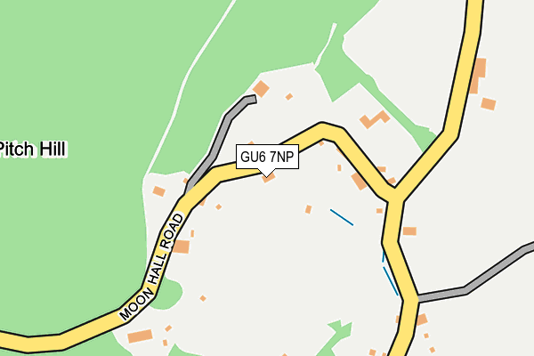 GU6 7NP map - OS OpenMap – Local (Ordnance Survey)