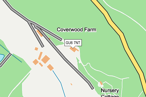 GU6 7NT map - OS OpenMap – Local (Ordnance Survey)