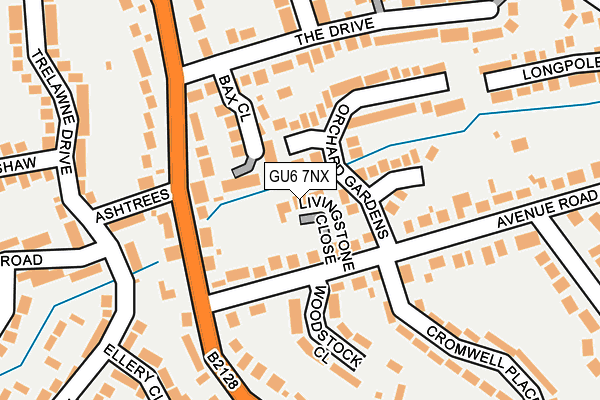 GU6 7NX map - OS OpenMap – Local (Ordnance Survey)