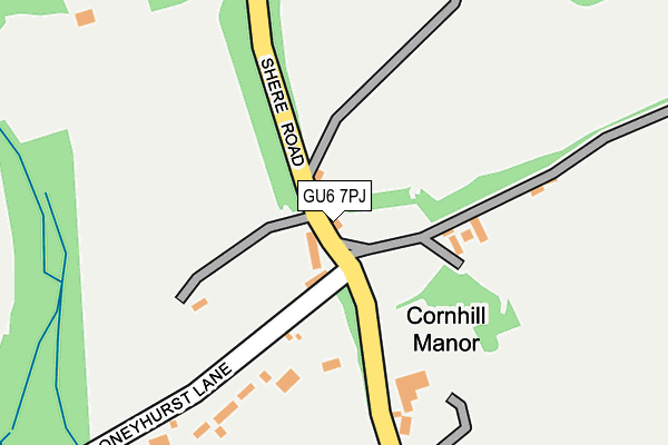 GU6 7PJ map - OS OpenMap – Local (Ordnance Survey)