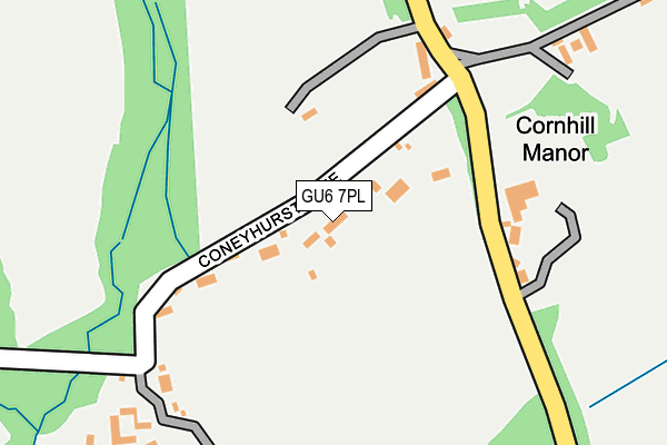 GU6 7PL map - OS OpenMap – Local (Ordnance Survey)