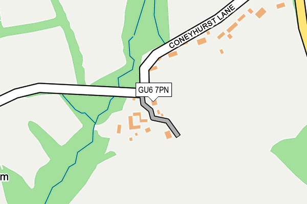 GU6 7PN map - OS OpenMap – Local (Ordnance Survey)