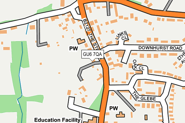 GU6 7QA map - OS OpenMap – Local (Ordnance Survey)