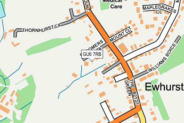 GU6 7RB map - OS OpenMap – Local (Ordnance Survey)