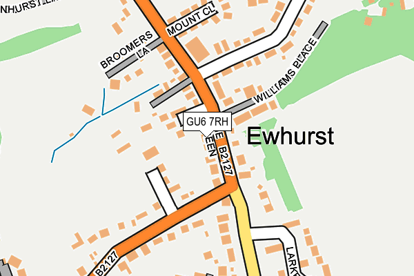 GU6 7RH map - OS OpenMap – Local (Ordnance Survey)