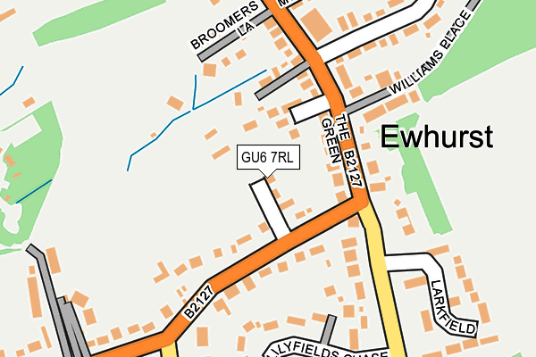 GU6 7RL map - OS OpenMap – Local (Ordnance Survey)