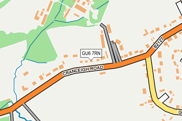 GU6 7RN map - OS OpenMap – Local (Ordnance Survey)