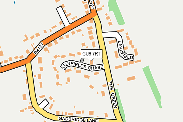 GU6 7RT map - OS OpenMap – Local (Ordnance Survey)