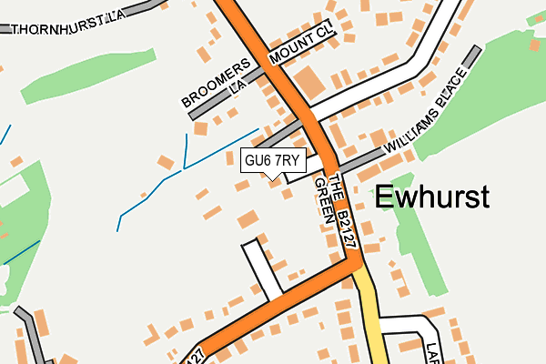 GU6 7RY map - OS OpenMap – Local (Ordnance Survey)