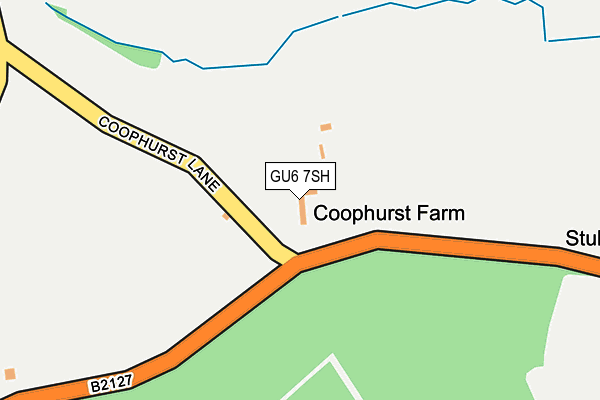 GU6 7SH map - OS OpenMap – Local (Ordnance Survey)