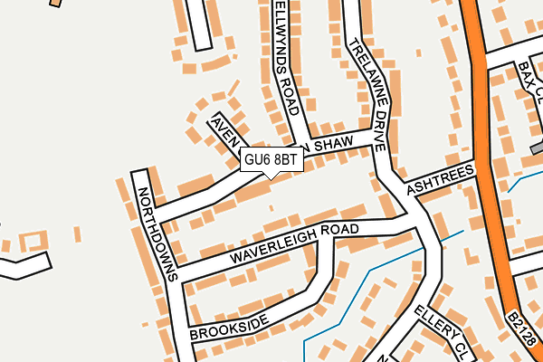 GU6 8BT map - OS OpenMap – Local (Ordnance Survey)