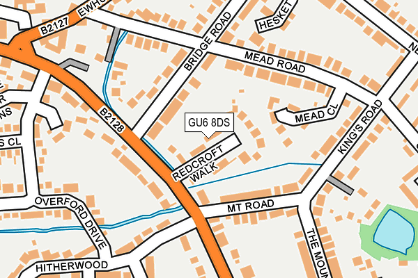 GU6 8DS map - OS OpenMap – Local (Ordnance Survey)