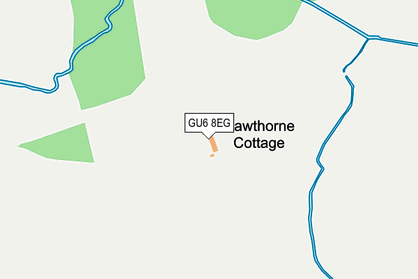 GU6 8EG map - OS OpenMap – Local (Ordnance Survey)
