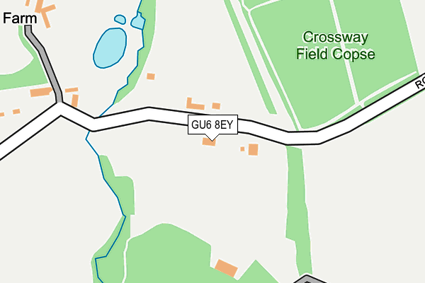 GU6 8EY map - OS OpenMap – Local (Ordnance Survey)
