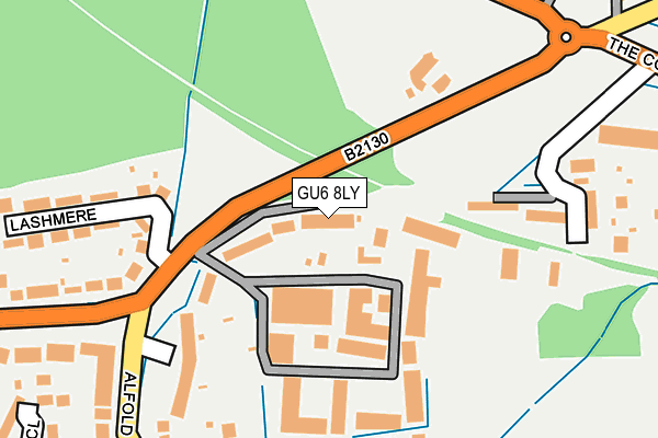 GU6 8LY map - OS OpenMap – Local (Ordnance Survey)