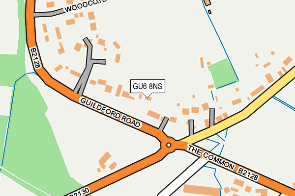 GU6 8NS map - OS OpenMap – Local (Ordnance Survey)