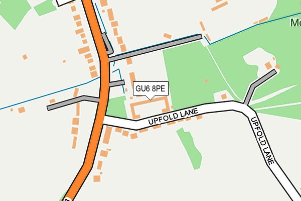 GU6 8PE map - OS OpenMap – Local (Ordnance Survey)