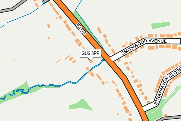 GU6 8PP map - OS OpenMap – Local (Ordnance Survey)