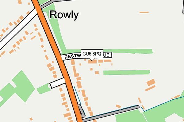 GU6 8PQ map - OS OpenMap – Local (Ordnance Survey)