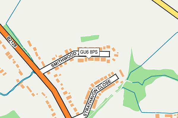 GU6 8PS map - OS OpenMap – Local (Ordnance Survey)