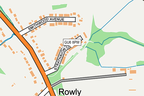 Map of ALBURY LIMITED at local scale