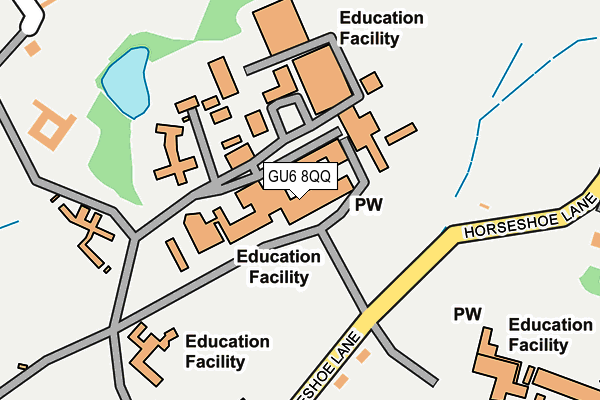 Map of CRANLEIGH EDUCATION SERVICES LIMITED at local scale