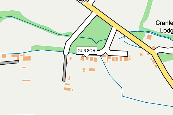 GU6 8QR map - OS OpenMap – Local (Ordnance Survey)