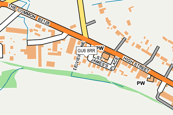 GU6 8RR map - OS OpenMap – Local (Ordnance Survey)