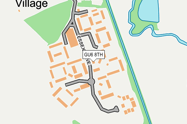 GU6 8TH map - OS OpenMap – Local (Ordnance Survey)