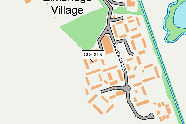 GU6 8TN map - OS OpenMap – Local (Ordnance Survey)